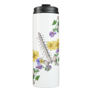Bouteilles Isothermes Anatomie florale - Vertèbres, os iliaque