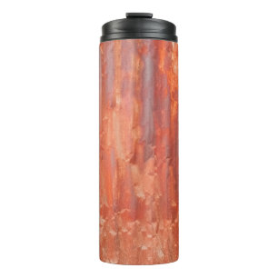 Bouteilles Isothermes Ancien arrière - plan en zinc de style vintage. Mu