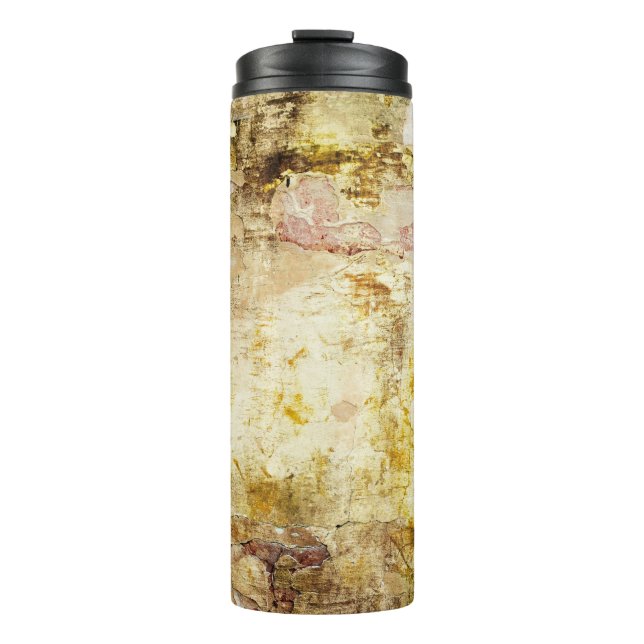 Bouteilles Isothermes Ancien mur endommagé fond abstrait, vieilli, archi (Devant)