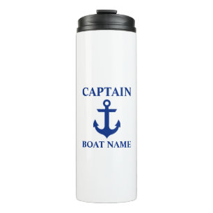 Bouteilles Isothermes Ancre du nom du capitaine nautique