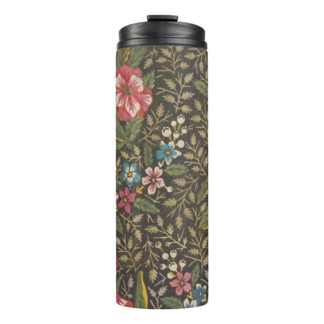 Bouteilles Isothermes Antique Toile de Jouy 1800 Branches florales (Devant)