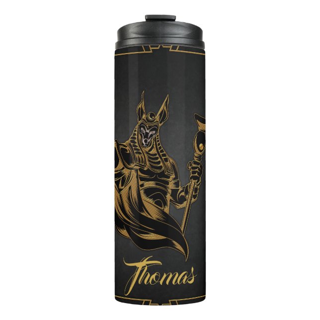 Bouteilles Isothermes Anubis antique d'Egypte. (Devant)