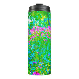 Bouteilles Isothermes Aqua Blue Impressionistic Garden Paysage