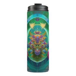 Bouteilles Isothermes Aqua Floral Jardin sous-marin Abstrait