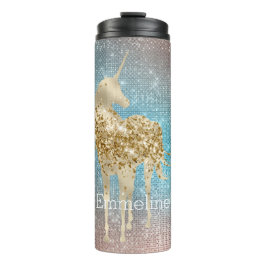 Bouteilles Isothermes Aqua Gold Unicorn Sparkle