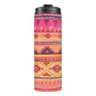 Bouteilles Isothermes Aquarelle africaine, motif dynamique