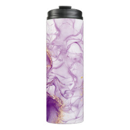 Bouteilles Isothermes Aquarelle amusante violet Arrière - plan avec des 