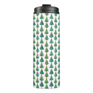 Bouteilles Isothermes Aquarelle Arbre de Noël Motif, Noël