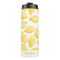 Aquarelle Citrus Motif citron Personnalisé