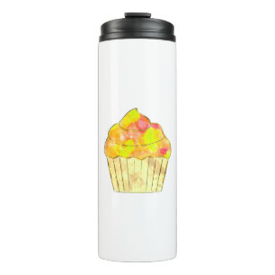 Bouteilles Isothermes Aquarelle Cupcake Peinture