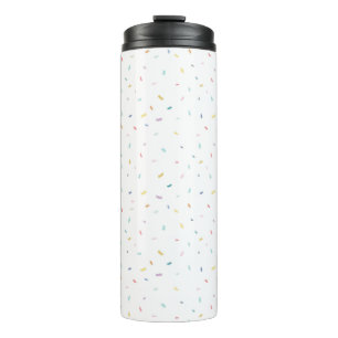 Bouteilles Isothermes Aquarelle douce Motif Confetti