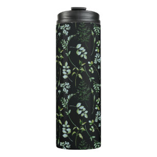 Bouteilles Isothermes Aquarelle Eucalyptus Feuilles de verdure