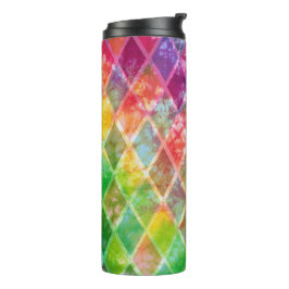 Bouteilles Isothermes Aquarelle Neon Tie Dye Jacquard Arlequin