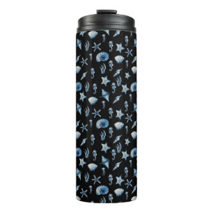 Bouteilles Isothermes Aquarelle sous le Motif de mer