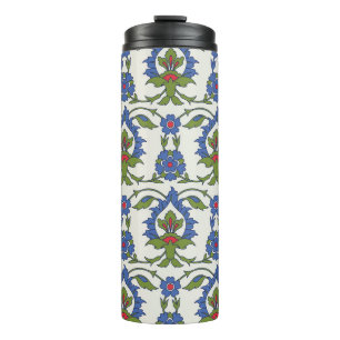 Bouteilles Isothermes Arabe Traditionnel : Carrelage Iznik sans couture.