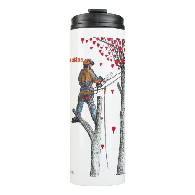 Bouteilles Isothermes Arboriste Carte Valentine (Devant)