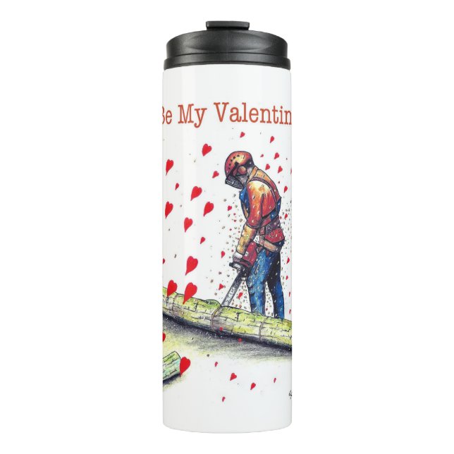 Bouteilles Isothermes Arboriste Carte Valentine (Devant)