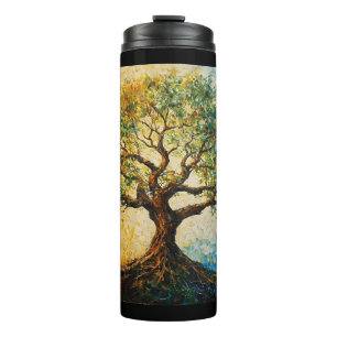 Bouteilles Isothermes Arbre de connaissances - Peinture à l'huile