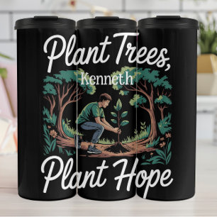 Bouteilles Isothermes Arbres plantes, Espoir Plante" - Jardinage écologi