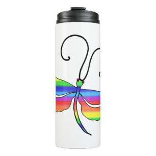 Bouteilles Isothermes Arc-en-ciel dragonfly insecte art