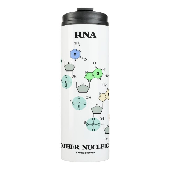 Bouteilles Isothermes ARN L'autre structure chimique acide nucléique (Devant)