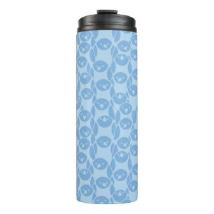Bouteilles Isothermes Arrière - plan bleu de motif de pingouins
