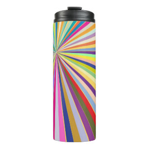 Bouteilles Isothermes Arrière - plan rayé frais