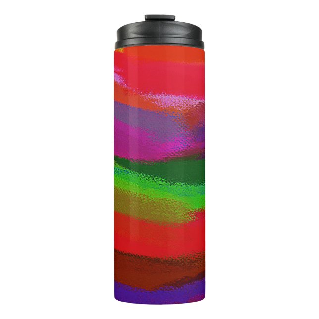 Bouteilles Isothermes Art de la peinture Abstraite (Devant)