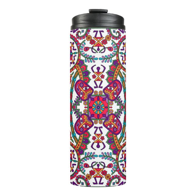 Bouteilles Isothermes Art populaire traditionnel Designart, ethnique, ar (Devant)