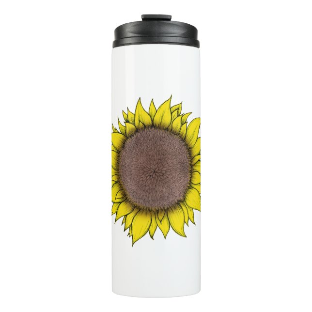 Bouteilles Isothermes Art tournesol (Devant)
