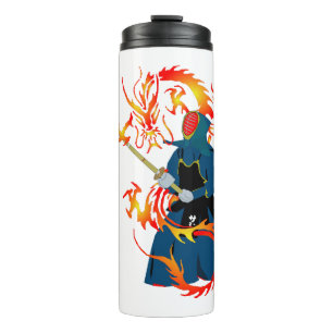 Bouteilles Isothermes Arts Martiaux Hwa Rang Do Stick Lutter Dragon