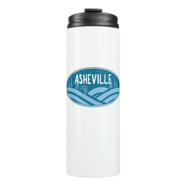 Bouteilles Isothermes Asheville Caroline du Nord Extérieur (Devant)