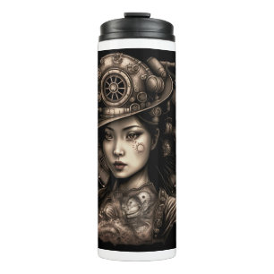 Bouteilles Isothermes Asiatique Steampunk Femme Tumbler Thermique