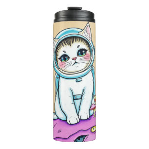 Bouteilles Isothermes Astronaut Chat & Disco Cosmique Tumbler