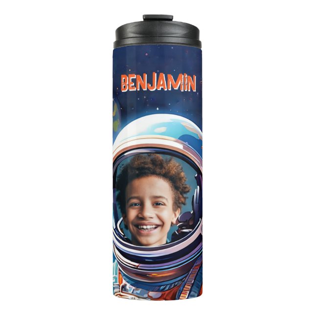 Bouteilles Isothermes Astronaut Deep Space Sky Planets Photo Kids Gift  (Devant)
