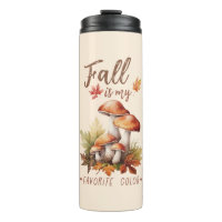 Automne Est Ma Couleur Préférée - Champignons & Fe