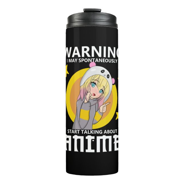 Bouteilles Isothermes avertissement peut commencer à parler de anime (Devant)