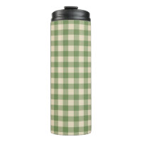 Avocado Green Cottagecore En vichy Check Plaid