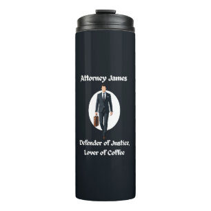 Bouteilles Isothermes Avocat Thermal Tumbler - Défenseur de la Justice