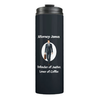 Bouteilles Isothermes Avocat Thermal Tumbler - Défenseur de la Justice