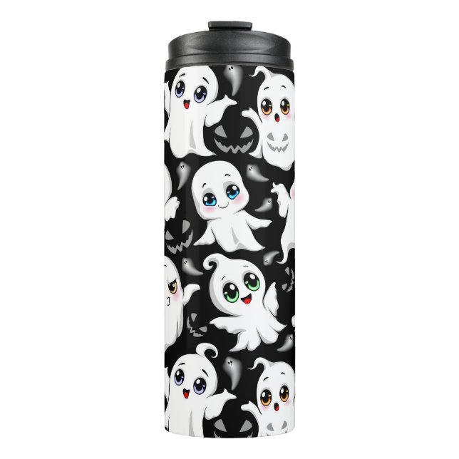 Bouteilles Isothermes Baby Ghosts Éffrayant mignon Halloween humeur (Devant)