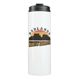 Bouteilles Isothermes Badlands North Dakota Retro