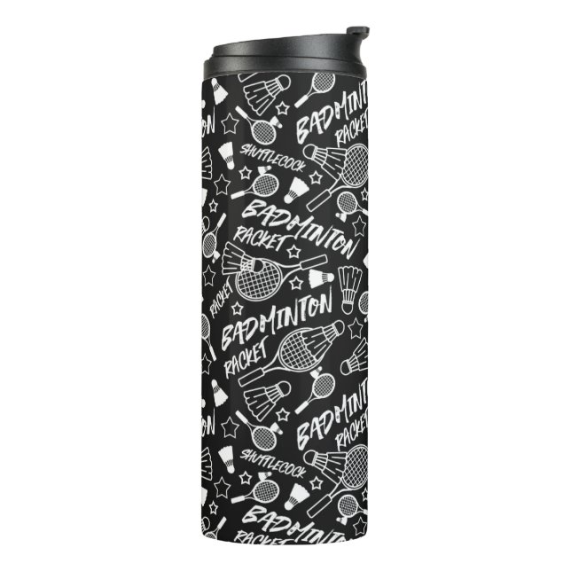 Bouteilles Isothermes Badminton Athletic Design Tumbler  (Tourné sur la gauche)