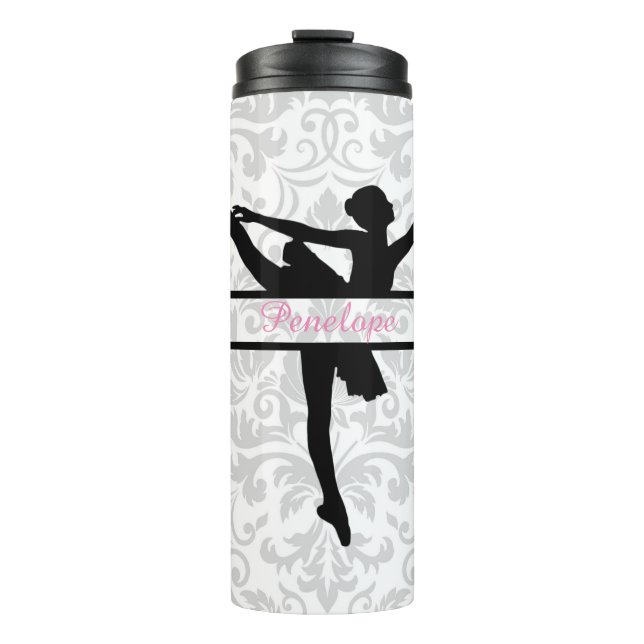 Bouteilles Isothermes Ballerina personnalisée Silhouette Paruline thermi (Devant)
