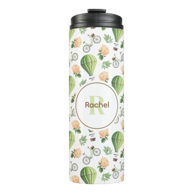 Bouteilles Isothermes Balloon et vélo Girlie Motif personnalisé (Devant)