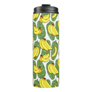 Bouteilles Isothermes Banana Fruit Feuilles Motif tropical