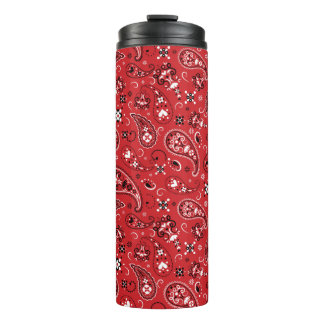 Bouteilles Isothermes Bandana Red Paisley