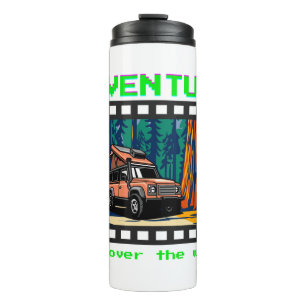 Bouteilles Isothermes Bande de film rétro Aventure terrestre Camping Voy