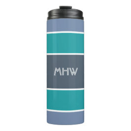 Bouteilles Isothermes Bande Motif monogramme personnalisé