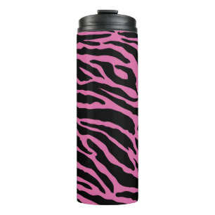 Bouteilles Isothermes Bandes de Poster de animal rose et noir